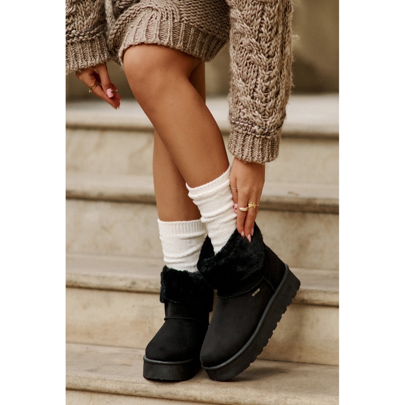 Alusta lumisaappaat turkisella Big Star OO274A108 Musta 2