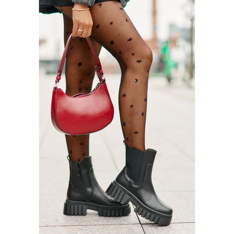 Eristetyt Chelsea-saappaat vetoketjulla S.Barski HY42-975 Musta 2