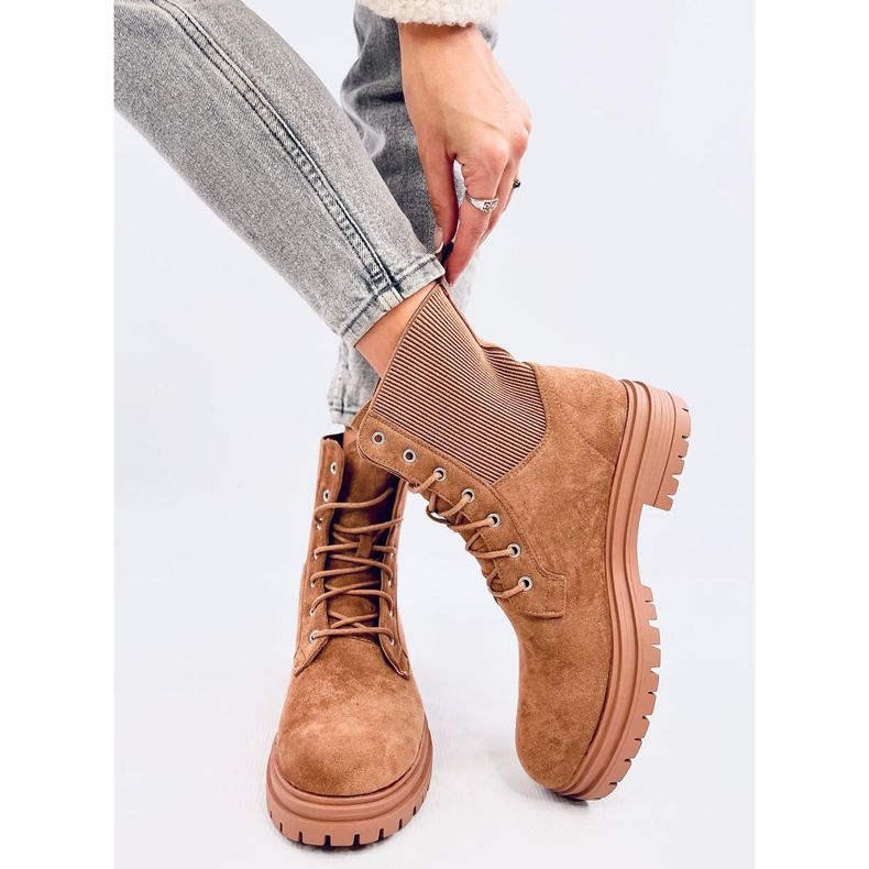 Pyöreitä saappaat Vecna ​​​​Khaki ruskea 1