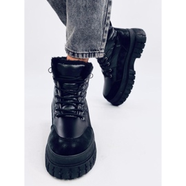 Renn Black naisten lumisaappaat musta 1