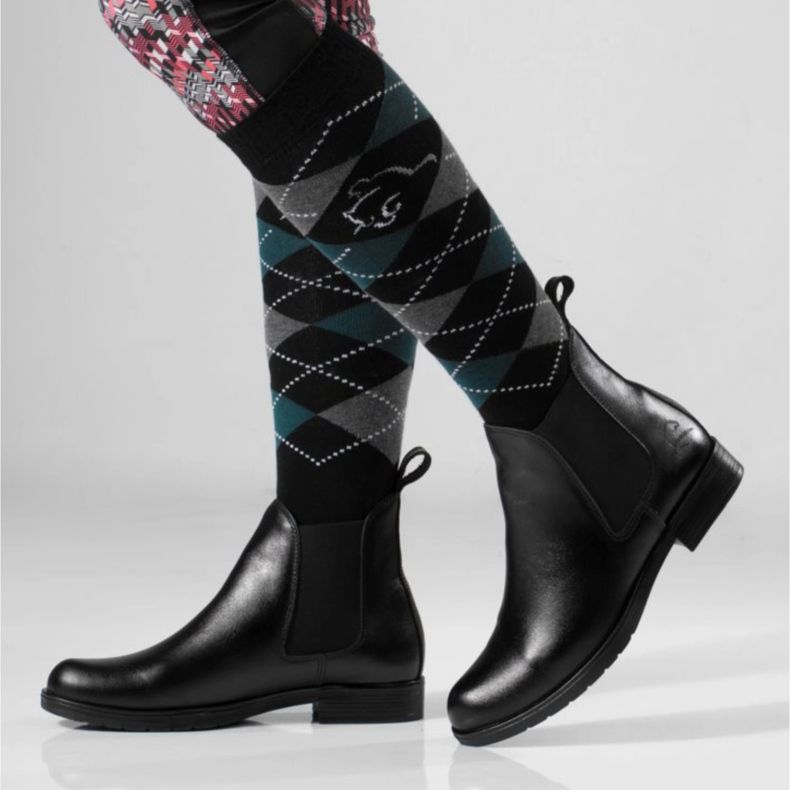 Rusttler Naisten Rustler naisten Karo-nahkaiset Chelsea-saappaat musta 2