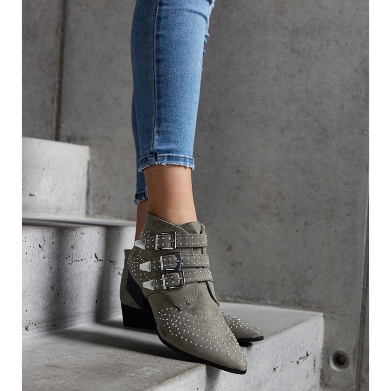 Vihreät koristeelliset matalakorkoiset nilkkurit Forever 1