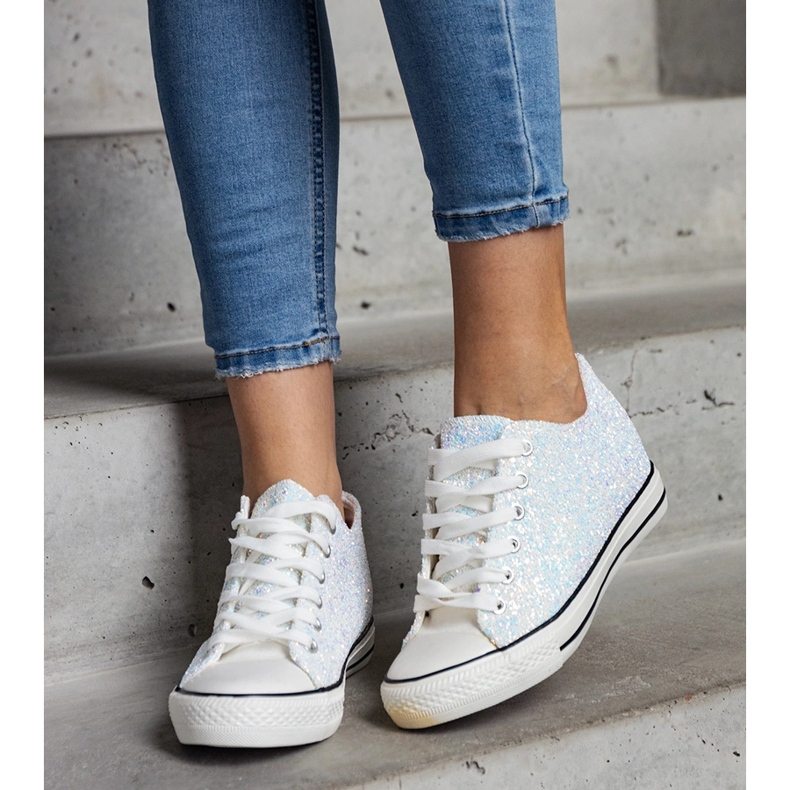 Jadwa kiiltävät korkeat tennarit monivärinen 1