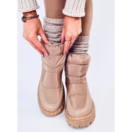 Javier Khaki nylon lumikengät beige 4