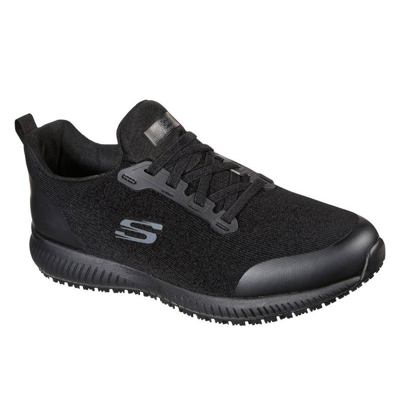 Skechers Work Relaxed Fit Squad Sr Myton 200051EC-BLK kengät musta 1