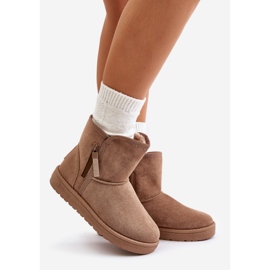 Big Star naisten lumisaappaat OO274A165 beige 1