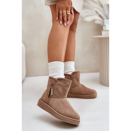 Big Star naisten lumisaappaat OO274A165 beige 2