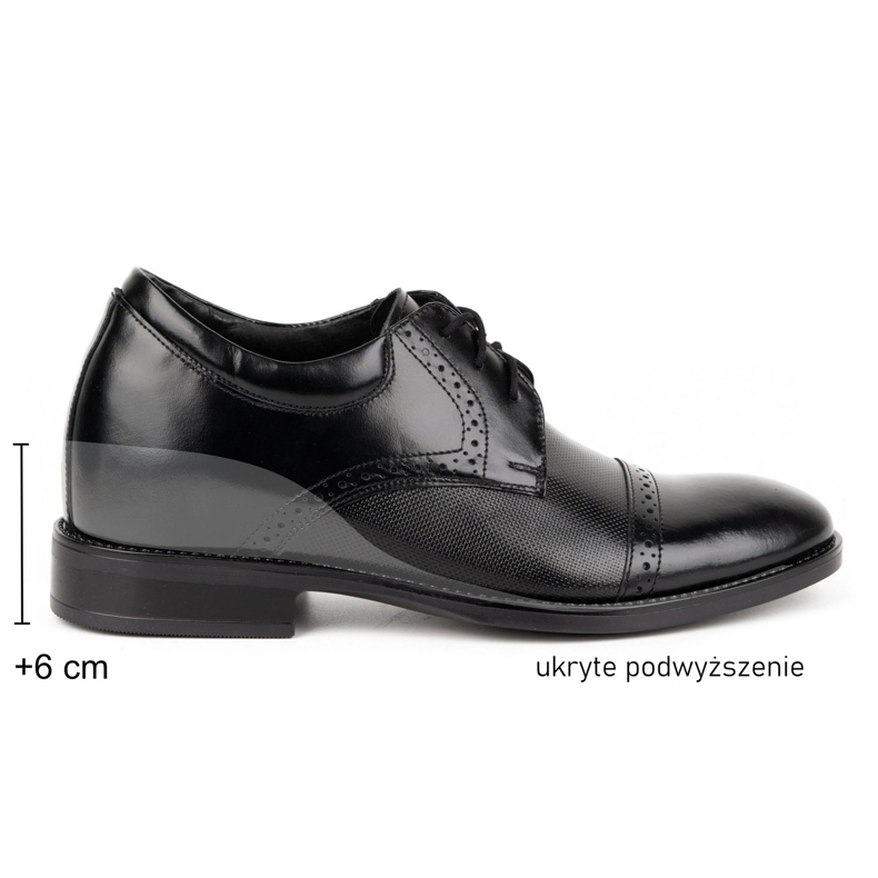 Olivier Miesten muodolliset nahkakengät MP45KB musta 1