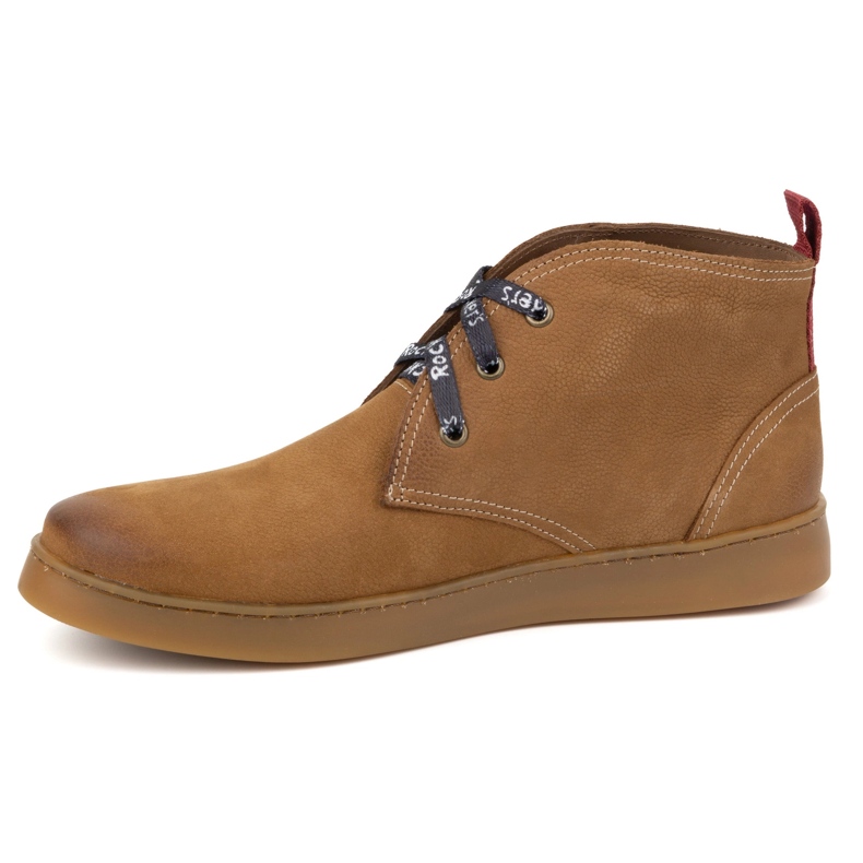 Chukka miesten nahkakengät KAMPOL 110/410 vaaleanruskea beige 2