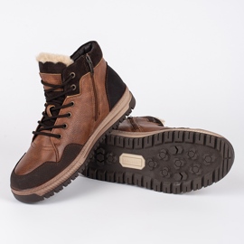 Miesten lämpöeristetyt korkeat talvisaappaat musta 2