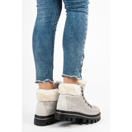 Kylie Tyylikkäät saappaat suojalla ruskea 2