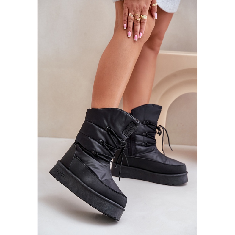 Alusta lumisaappaat vetoketjulla Big Star OO274884 Musta 2