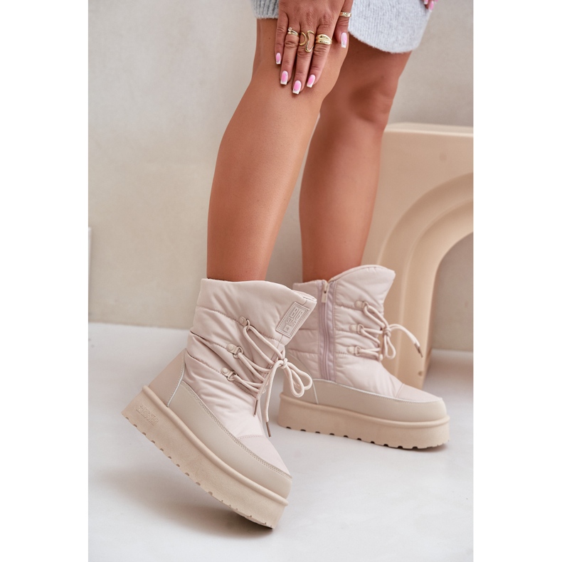 Alusta lumikengät vetoketjulla Big Star OO274885 Beige 2