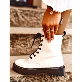 S.Barski Naisten saappaat Valkoinen Kognito 2