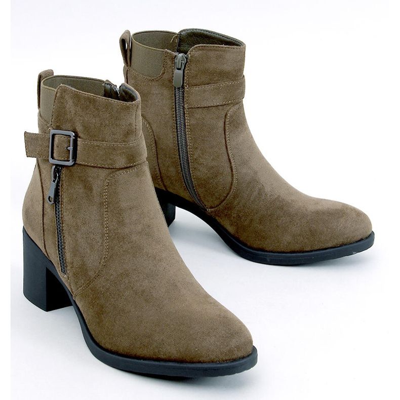 Irving Greenin klassiset korkeakorkoiset nilkkurit vihreä 1