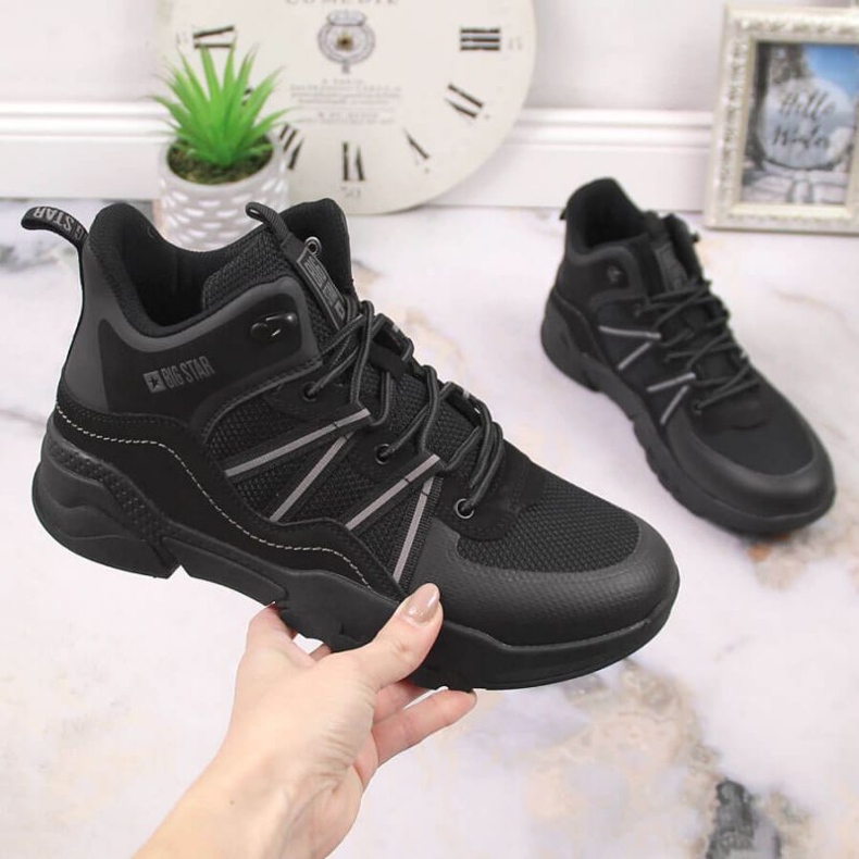 Big Star INT1784 korkeat urheilukengät musta 1