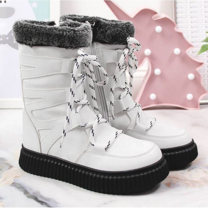 Potocki Jr. WOL123B turkissaappaat valkoinen 1