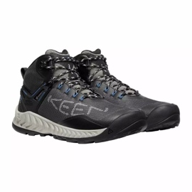 KEEN Nxis Evo Mid Wp kengät MAGNET/BRIGHT Cobalt KE-1026108 musta 1