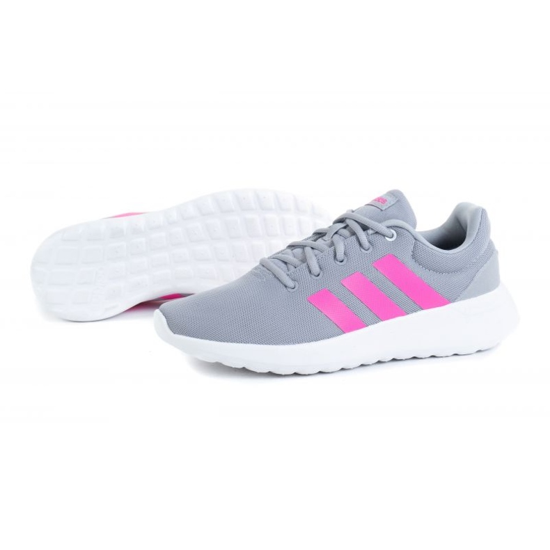 Adidas Lite Racer Cln 2.0 K GZ7732 kengät vaaleanpunainen harmaa 1
