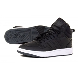 Adidas Hoops 3.0 Mid Wtr GZ6679 kengät musta 1