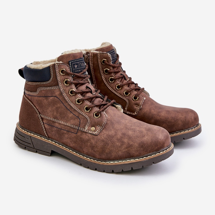 Miesten eristetyt anturit Eco-nahasta, ruskea Venredia 1