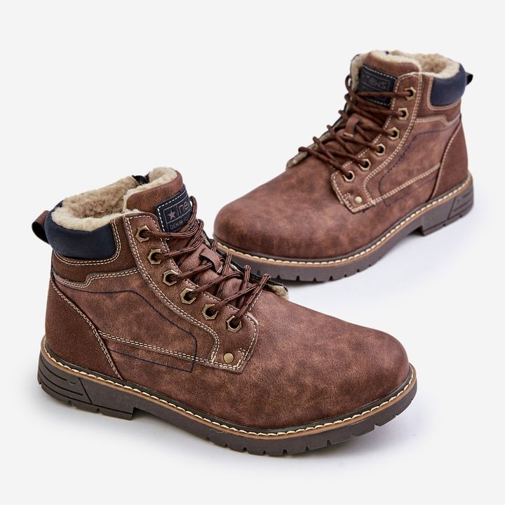 Miesten eristetyt anturit Eco-nahasta, ruskea Venredia 2