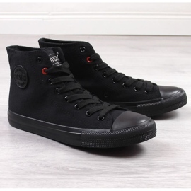 Big Star T274033 INT1826 korkeat kengät ja lenkkarit musta 1