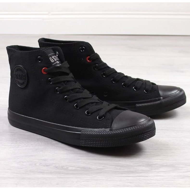 Big Star T274033 INT1826 korkeat kengät ja lenkkarit musta 1