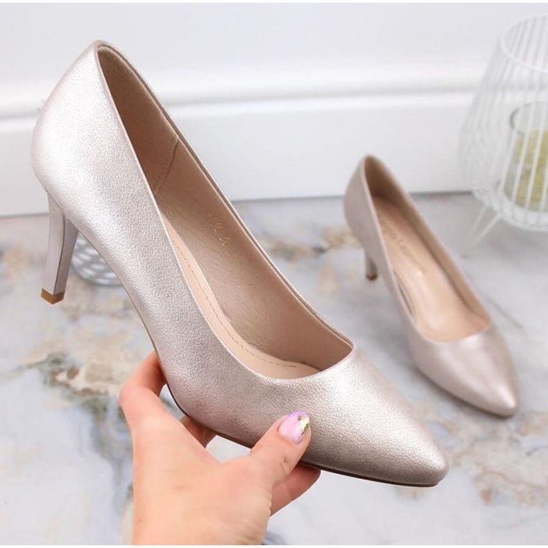 Sergio Leone W 1336 kultaiset korkokengät kultainen 1