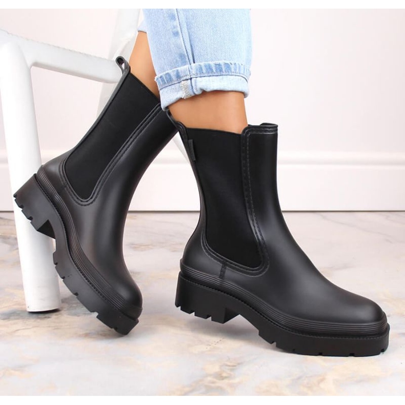 Big Star Wellingtons W INT1921 musta 2