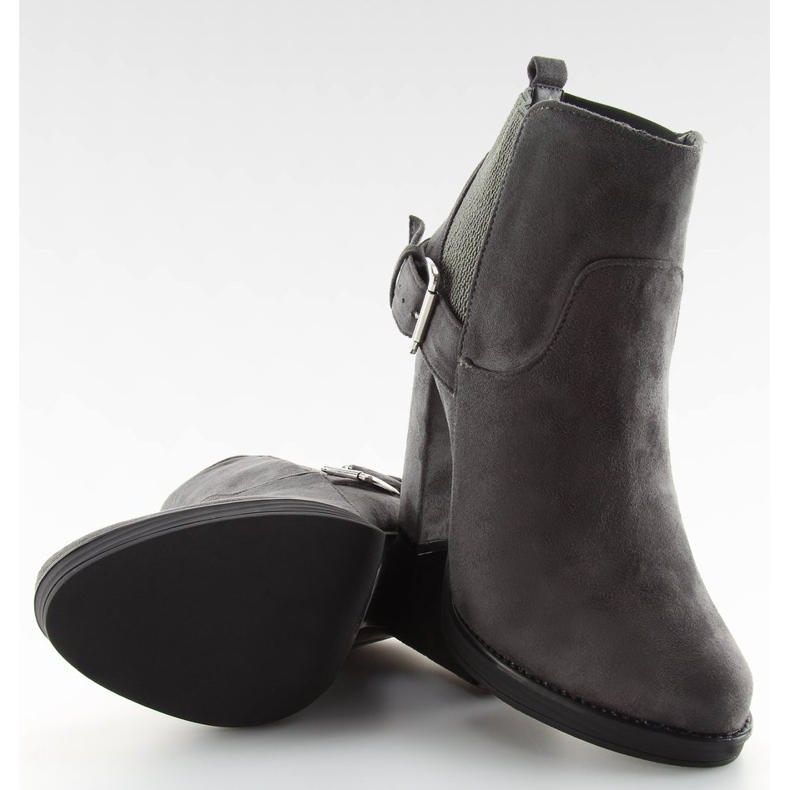 Saappaat tolppaan, harmaa mokkanahka m267p Harmaa 1