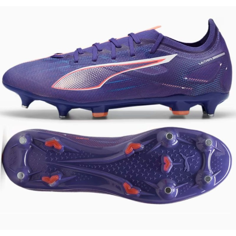 Puma Ultra 5 Match MxSG -kengät 107893 01 violetti 1