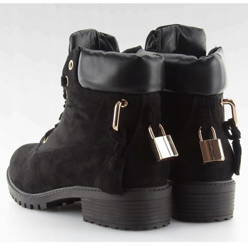 Mustat puiset saappaat naisille AT-0623-L Musta 2