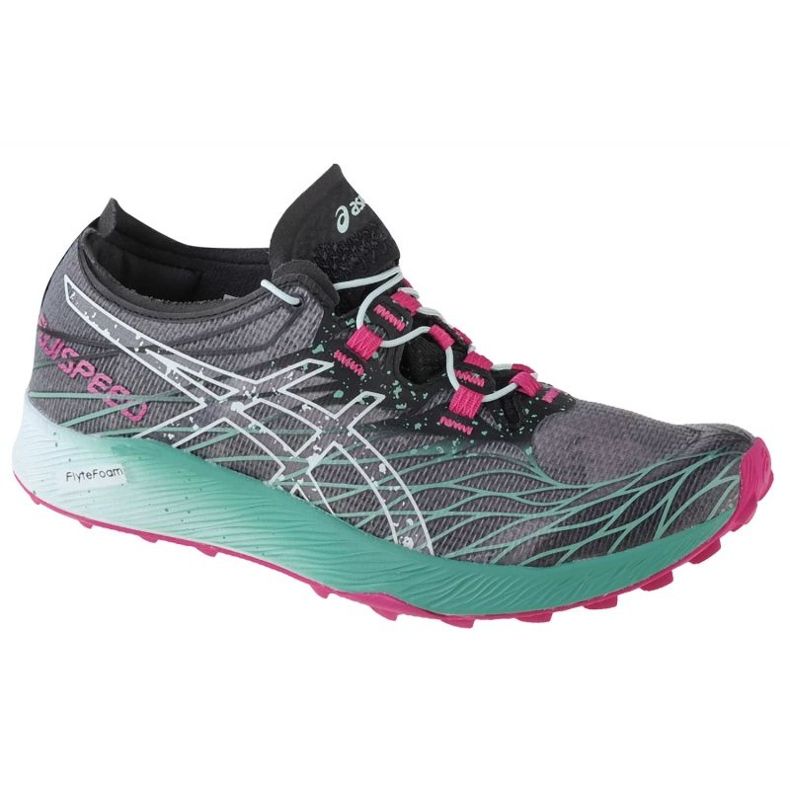 Asics Fujispeed 1012B176-001 kengät musta harmaa 1