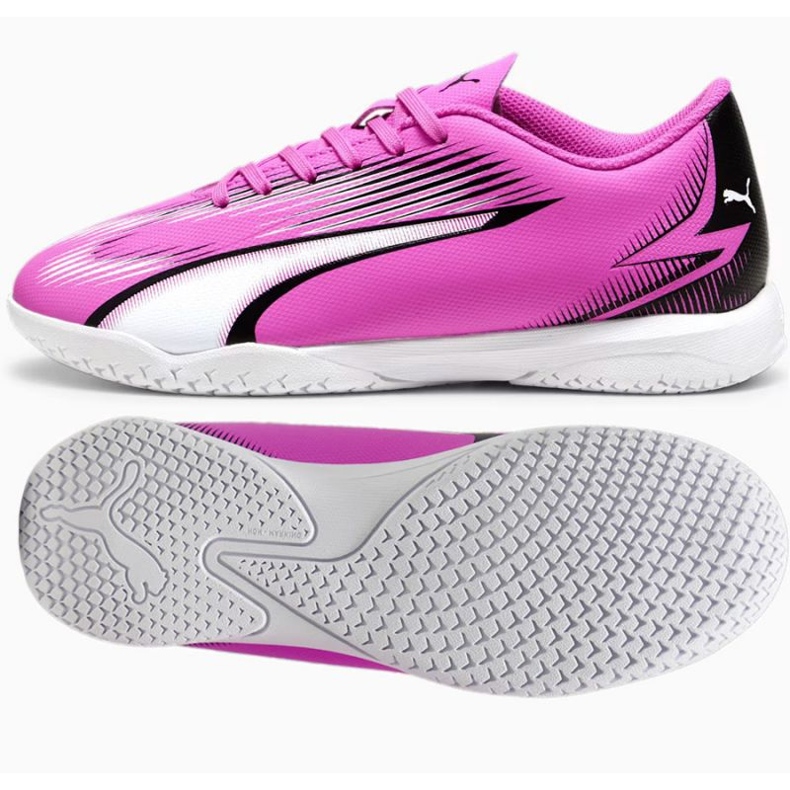 Puma Ultra Play It Jr -kengät 107780 01 vaaleanpunainen 1