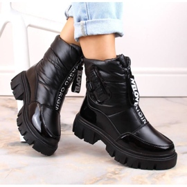 Filippo W PAW498A mustat eristetyt vetoketjulliset lumisaappaat 2