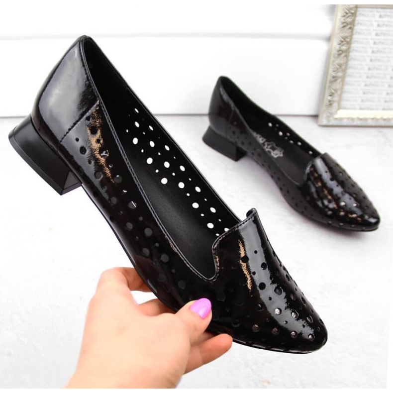 M.Daszyński W SAN31A -patenttikengät musta 2