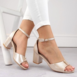 Vinceza W JAN306 kultaiset korkokengät kultainen 1