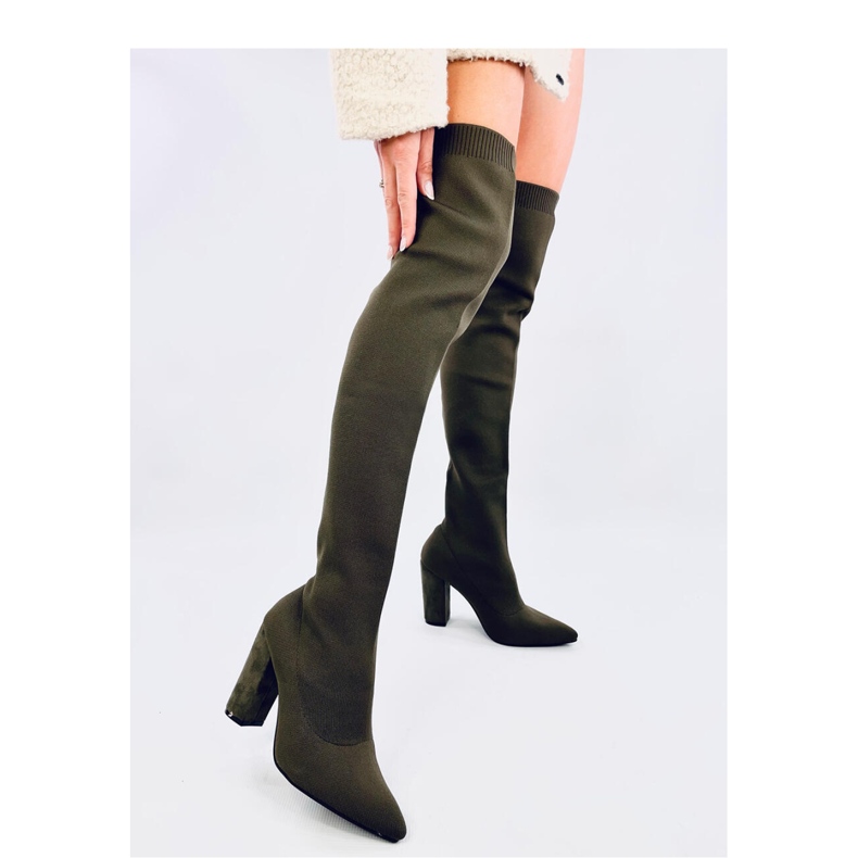 Joustavat vihreät korkeakorkoiset muskettisoturit 1