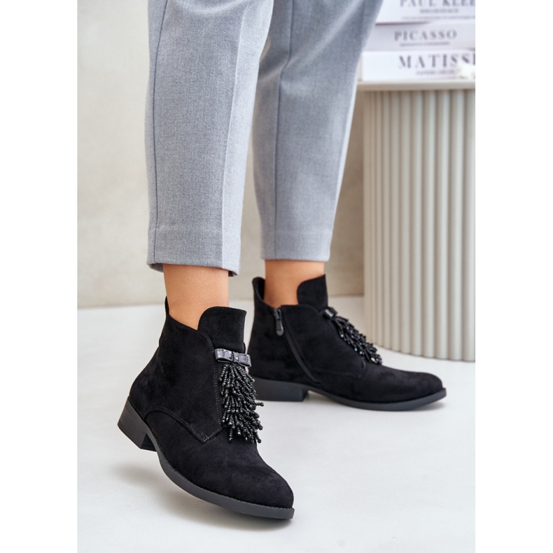 S.Barski HY42-715 Mustat saappaat 1