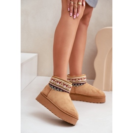 Malli 20226-4B Camel lumikengät ruskea 1