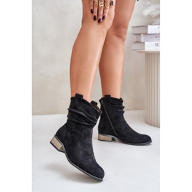 Saappaat Malli 24BT02-3046 Musta 1