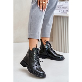 Saappaat Malli Da LZ42-042 Tummanvihreä Lakka 1