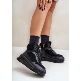 Lee Cooper LCJ-24-47-3145 mustat urheilukengät 1