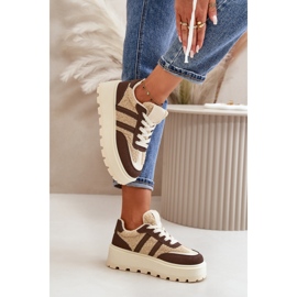 Urheilukengät Malli 24886 Ruskea 1