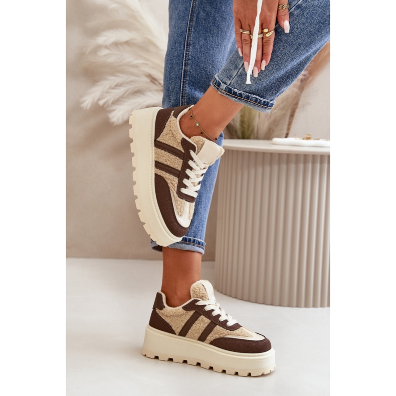 Urheilukengät Malli 24886 Ruskea 1