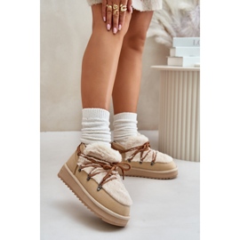 D.Franklin DFSH370011 lumikengät beige 1