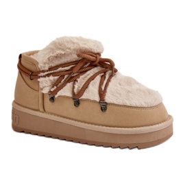 D.Franklin DFSH370011 lumikengät beige 2