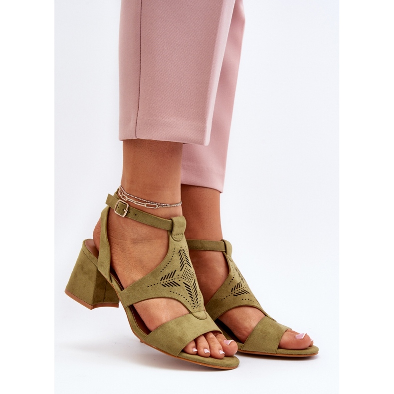 Sandaalit Malli N24-028 Vihreä 1