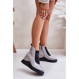 Vinceza 66703 Grey Lakkasaappaat harmaa 1